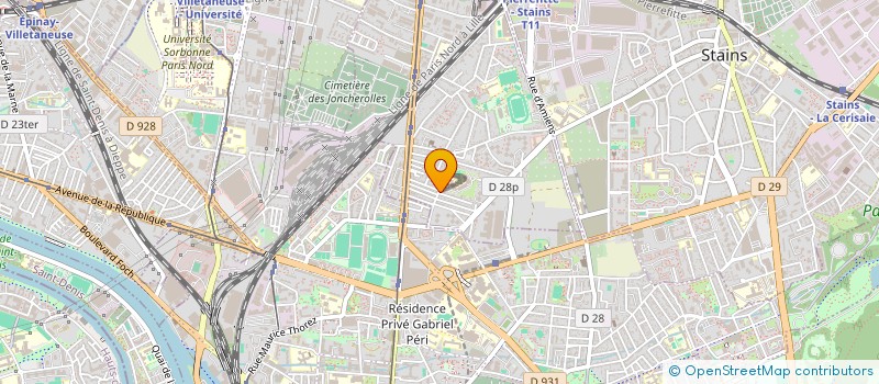 localisation de l'entreprise MONSIEUR RABEI BEKKAR à PIERREFITTE-SUR-SEINE