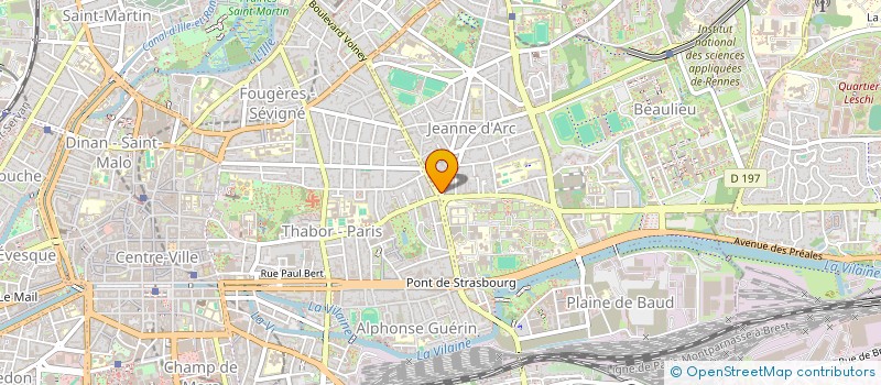 localisation de l'entreprise MONSIEUR RABI LAROUSSI  RENNES