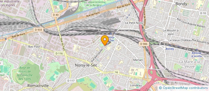 localisation de l'entreprise MONSIEUR RABIA BAKKOUCHE  NOISY-LE-SEC