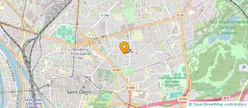 localisation de l'entreprise MONSIEUR RABIA BEN MOUHOUB  SAINT-DENIS