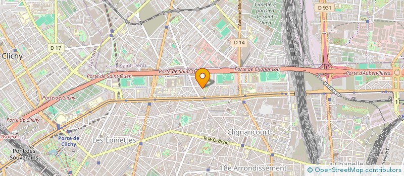 localisation de l'entreprise MONSIEUR RABIA BEZZOU  PARIS