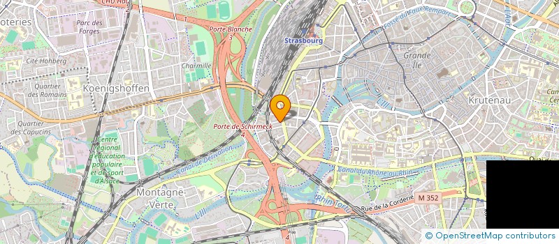 localisation de l'entreprise MONSIEUR RABIA BOUKCHACHET  STRASBOURG