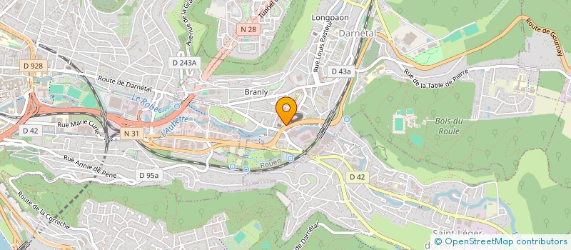 localisation de l'entreprise MONSIEUR RABIA BOULEMSAMER  DARNETAL