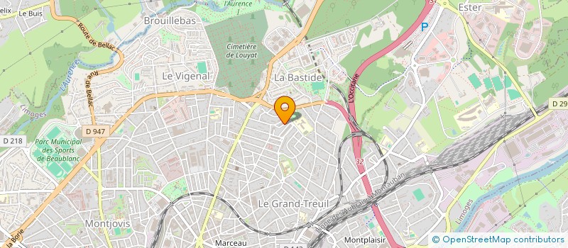 localisation de l'entreprise MONSIEUR RABIA HAGANI à LIMOGES