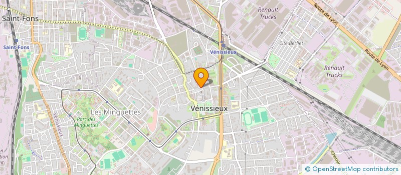 localisation de l'entreprise MONSIEUR RABIA KETFI  VENISSIEUX