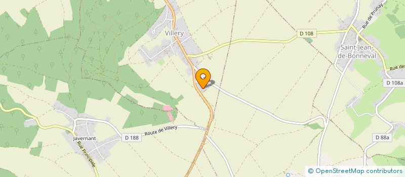 localisation de l'entreprise MONSIEUR RABIA MESSAOUDI  VILLERY