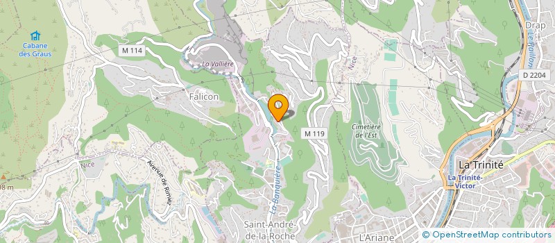 localisation de l'entreprise MONSIEUR RABIA METHLOUTI  SAINT-ANDRE-DE-LA-ROCHE