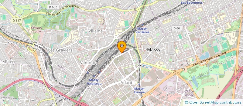 localisation de l'entreprise MONSIEUR RABIA OULED ABDALLAH  MASSY