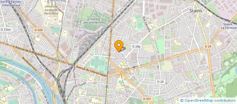 localisation de l'entreprise MONSIEUR RABIA SIRAT à PIERREFITTE SUR SEINE