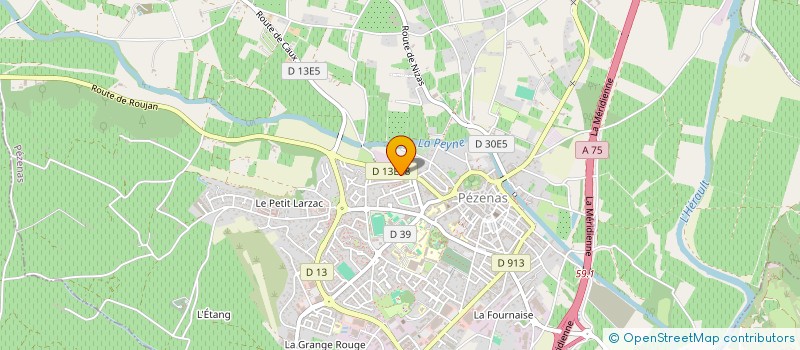 localisation de l'entreprise MONSIEUR RABIE AMAROUCHE à PEZENAS