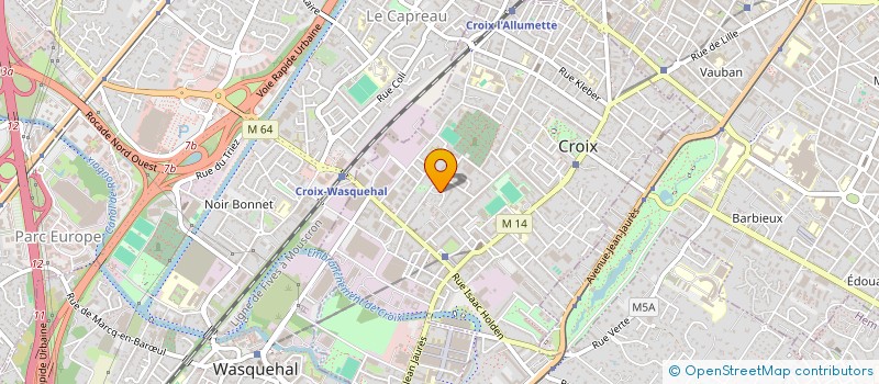 localisation de l'entreprise MONSIEUR RABIE BASSEM  CROIX