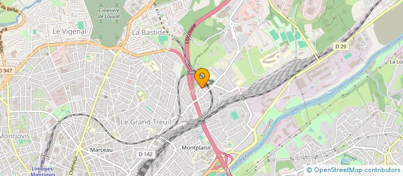 localisation de l'entreprise MONSIEUR RABIE BELFODIL à LIMOGES
