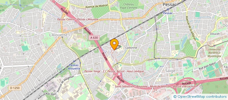 localisation de l'entreprise MONSIEUR RABIE BEN HAMANE  PESSAC