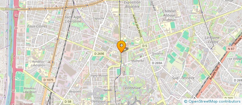 localisation de l'entreprise MONSIEUR RABIE BOUIT  GRENOBLE