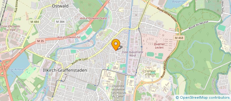 localisation de l'entreprise MONSIEUR RABIE BOUSSAID  ILLKIRCH-GRAFFENSTADEN