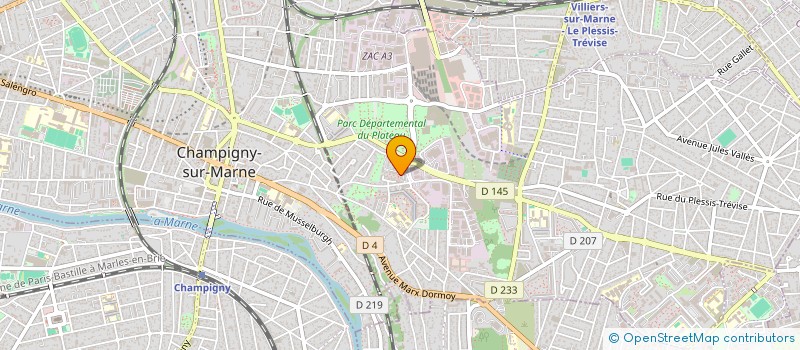 localisation de l'entreprise MONSIEUR RABIE DERAOUI à CHAMPIGNY-SUR-MARNE