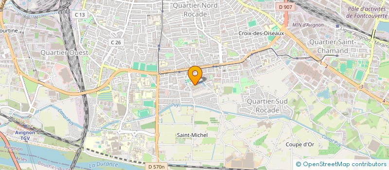 localisation de l'entreprise MONSIEUR RABIE KHEROUAA  AVIGNON