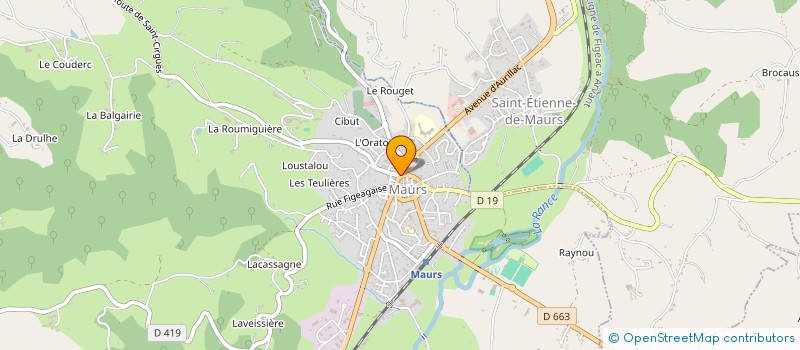 localisation de l'entreprise MONSIEUR RABIE LAZAAR  MAURS