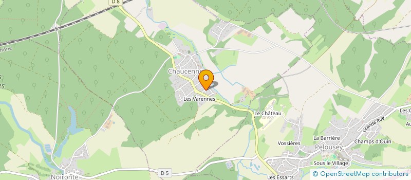 localisation de l'entreprise MONSIEUR RABIE NASRI  CHAUCENNE