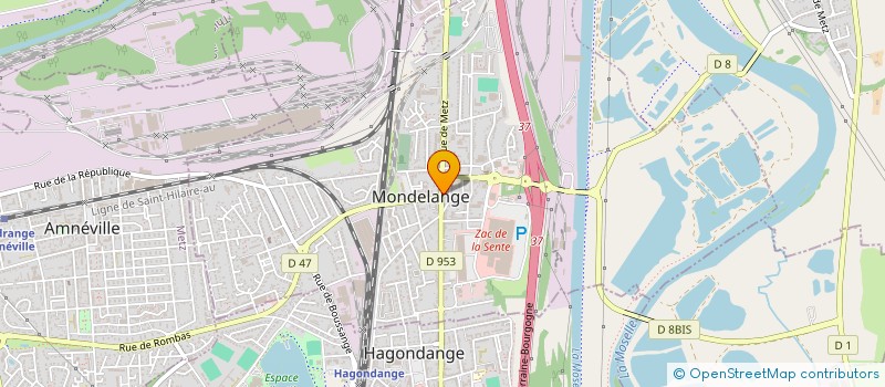 localisation de l'entreprise MONSIEUR RABIE REBOUH  MONDELANGE