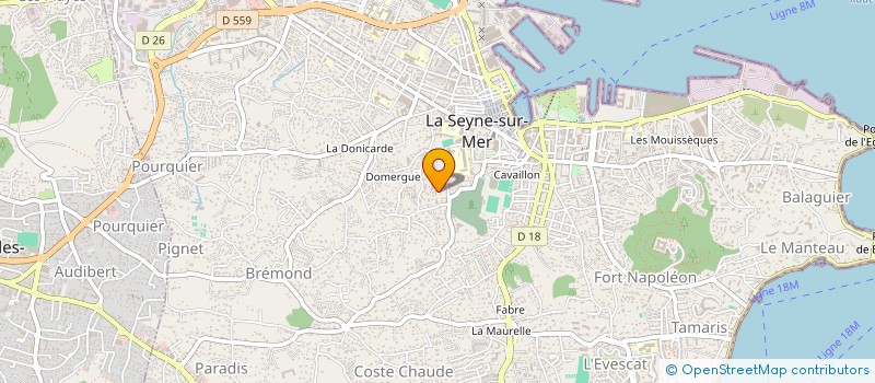 localisation de l'entreprise MONSIEUR RABIH DIB à LA SEYNE-SUR-MER