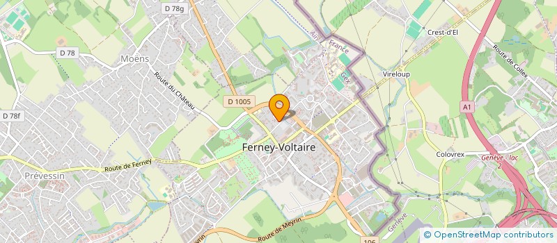 localisation de l'entreprise MONSIEUR RABIH FERKH à FERNEY-VOLTAIRE