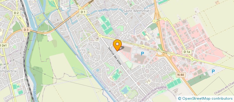 localisation de l'entreprise MONSIEUR RABIHA BA  CHALONS-EN-CHAMPAGNE