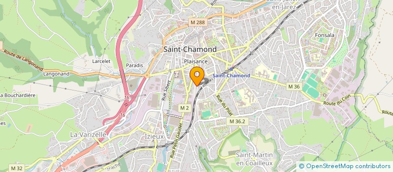 localisation de l'entreprise MONSIEUR RABII AOUINI  SAINT-CHAMOND