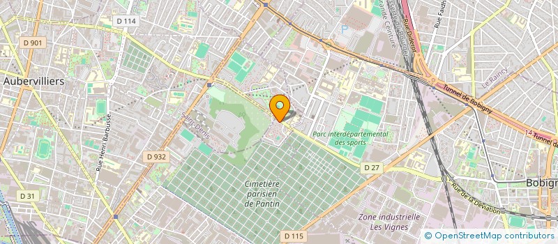 localisation de l'entreprise MONSIEUR RABII EJJEBBOUJI à PANTIN