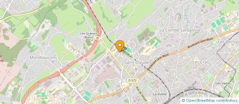 localisation de l'entreprise MONSIEUR RABII LAMKHANNET  BESANCON