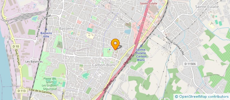 localisation de l'entreprise MONSIEUR RABII SAAFI  CARBON-BLANC