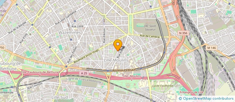 localisation de l'entreprise MONSIEUR RABII SALHI  LILLE