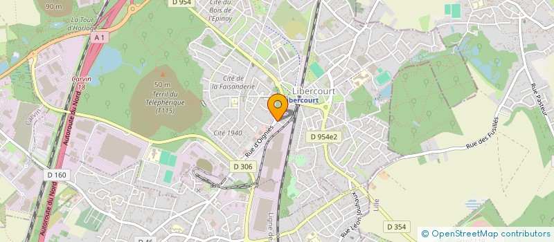 localisation de l'entreprise MONSIEUR RABILOU KOUROUMA  LIBERCOURT