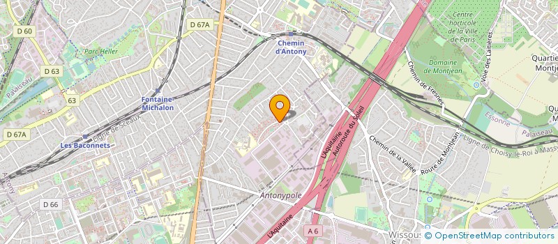 localisation de l'entreprise MONSIEUR RAC LAGRINI à ANTONY