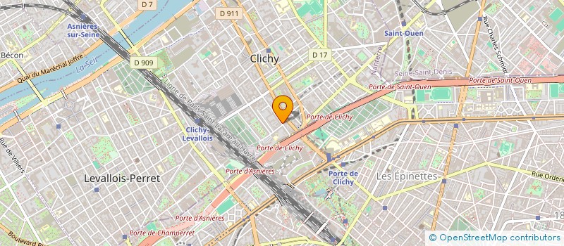 localisation de l'entreprise MONSIEUR RACHAD BECHAY à CLICHY