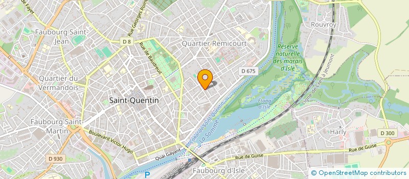 localisation de l'entreprise MONSIEUR RACHED BOUTI à SAINT QUENTIN