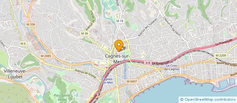 localisation de l'entreprise MONSIEUR RACHED DANNECY à CAGNES-SUR-MER