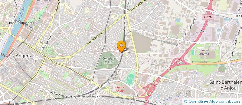 localisation de l'entreprise MONSIEUR RACHED ROHANI à ANGERS