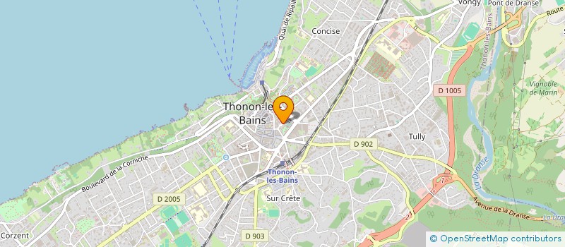 localisation de l'entreprise MONSIEUR RACHED SALHI à THONON-LES-BAINS