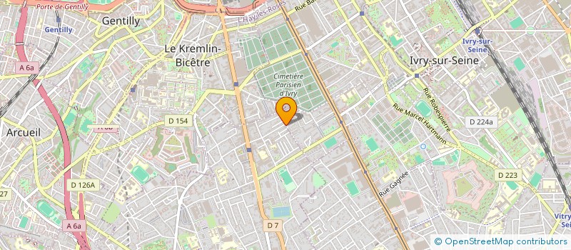 localisation de l'entreprise MONSIEUR RACHED SELLAM  LE KREMLIN-BICETRE