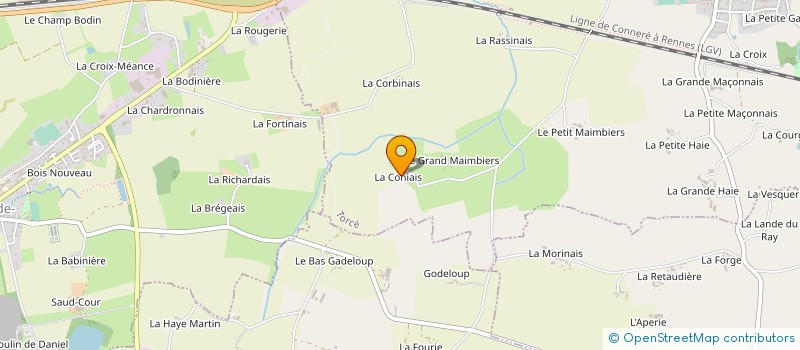 localisation de l'entreprise MONSIEUR RACHEL BETIN à TORCE