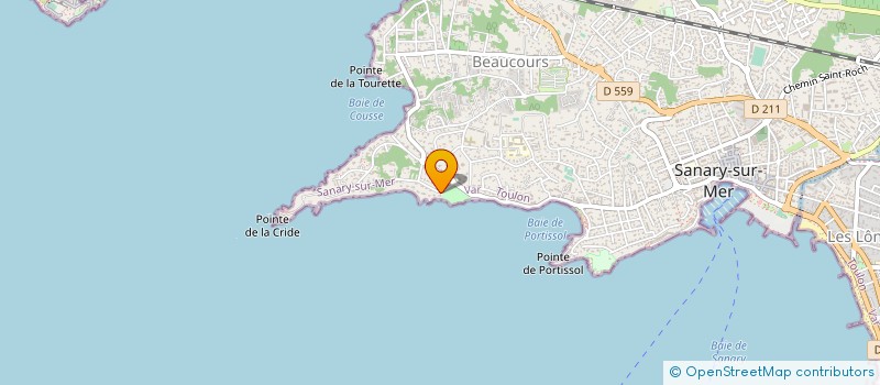 localisation de l'entreprise MONSIEUR RACHEL MENNELLA à SANARY-SUR-MER