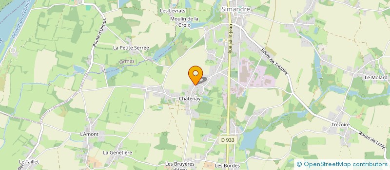 localisation de l'entreprise MONSIEUR RACHEL PETIT  SIMANDRE