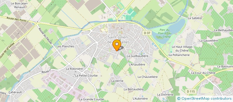 localisation de l'entreprise MONSIEUR RACHELI MANANA MARIANI  SAINT-JULIEN-DE-CONCELLES