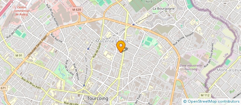 localisation de l'entreprise MONSIEUR RACHID AATTACHE  TOURCOING