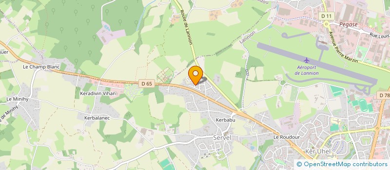 localisation de l'entreprise MONSIEUR RACHID AAZI  LANNION