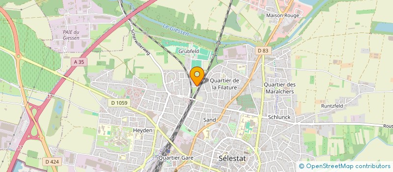 localisation de l'entreprise MONSIEUR RACHID ABDELKADER  SELESTAT