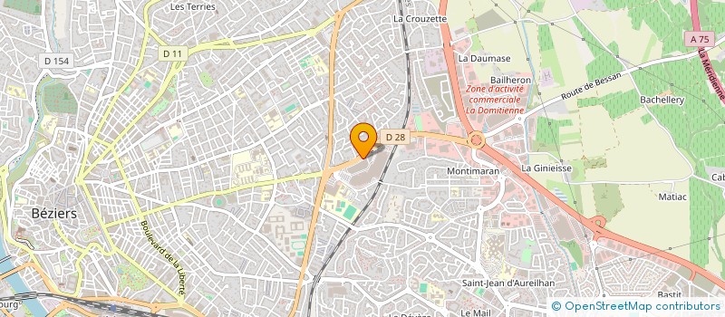 localisation de l'entreprise MONSIEUR RACHID ABDI  BEZIERS