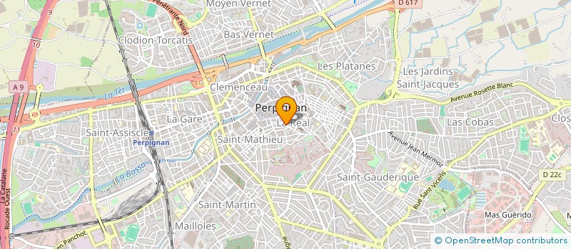 localisation de l'entreprise MONSIEUR RACHID ABDOUN  PERPIGNAN