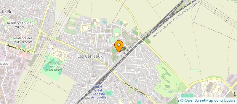 localisation de l'entreprise MONSIEUR RACHID ABI à GONESSE